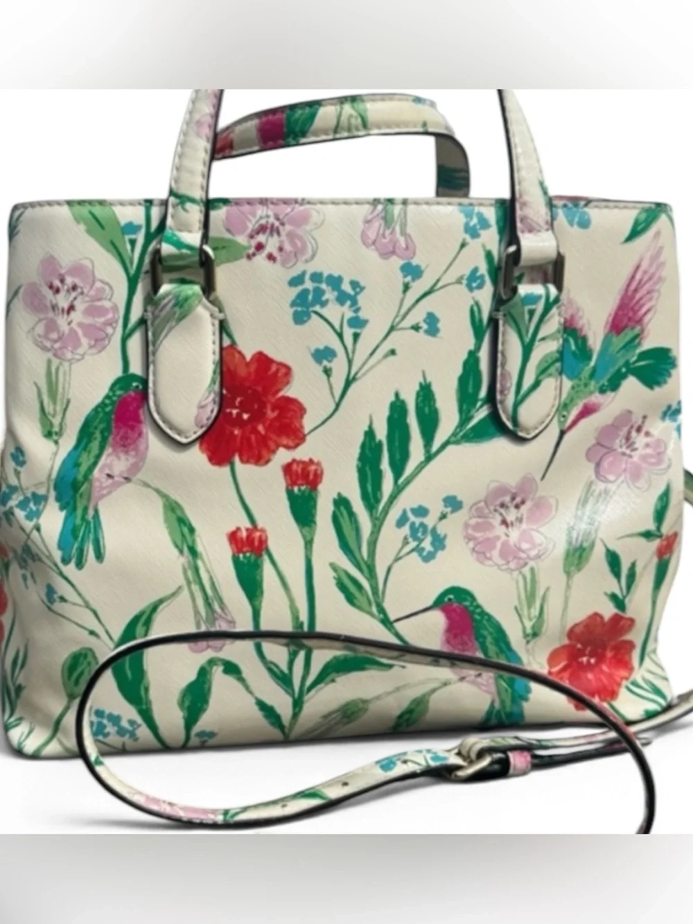 Coming Soon Kate Spade Laurel Way Evangelie hummingbird floral bag